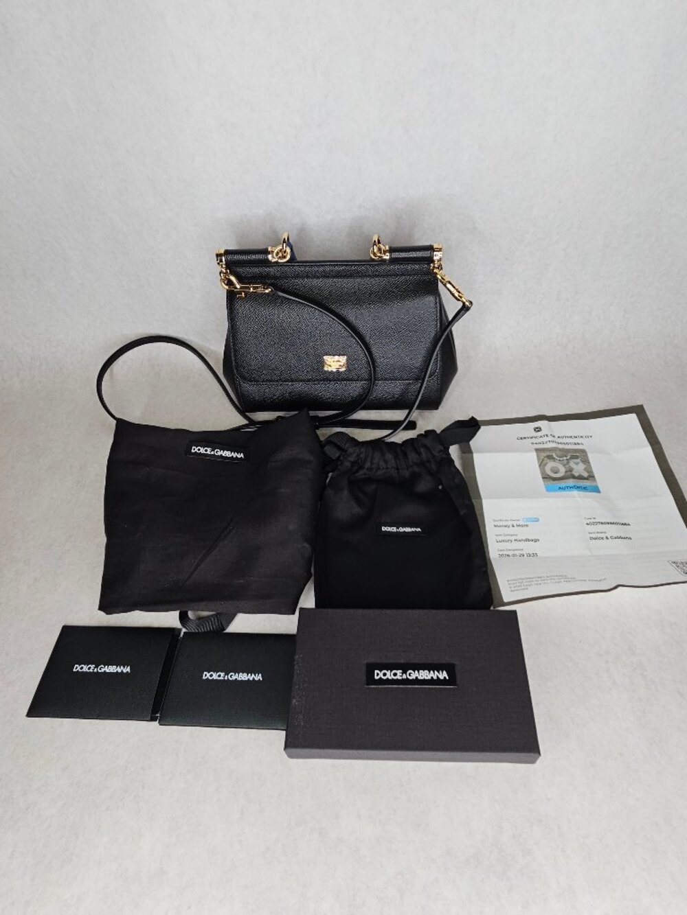 Dolce & Gabbana Sicily Blue & Pink Studded Handle Purse Handbag with Strap